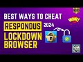 BEST WAYS TO CHEAT ON RESPONDUS LOCKDOWN BROWSER | How To Bypass Lockdown Browser 2024