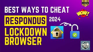 BEST WAYS TO CHEAT ON RESPONDUS LOCKDOWN BROWSER | How To Bypass Lockdown Browser 2024