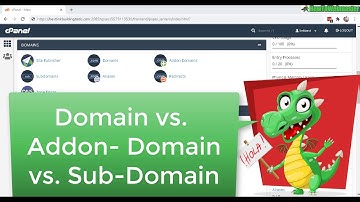 What is Difference Between Domain vs Subdomain vs Addon domain? CPanel Tutorial