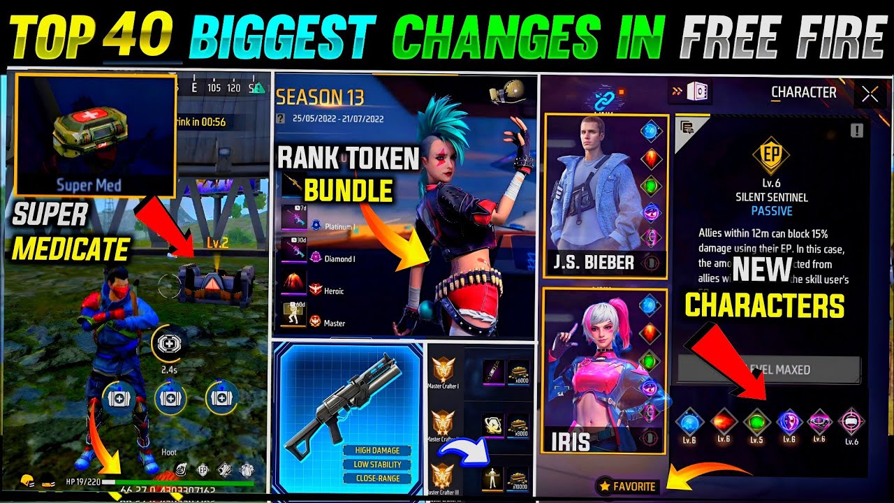 Download TOP 40 BIGGEST CHANGES IN FREE FIRE🔥🤯| OB 35 UPDATE FREE FIRE | FREE FIRE NEW UPDATE | FF NEW UPDATE