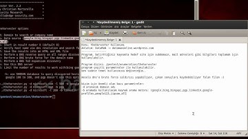 BackTrack 5 - Theharvester Kullanımı