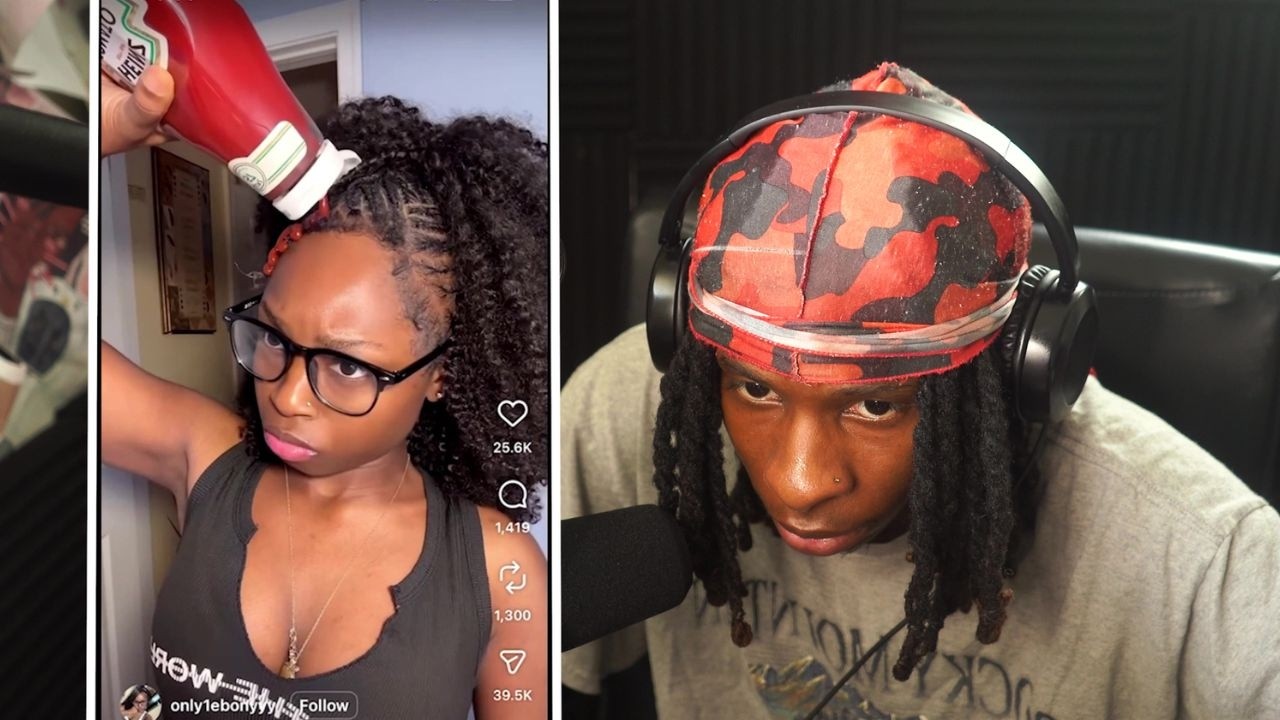 USING KETCHUP AS EDGE CONTROL....(DSWJ)