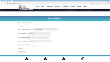 How to request for Password reset for ERP Login