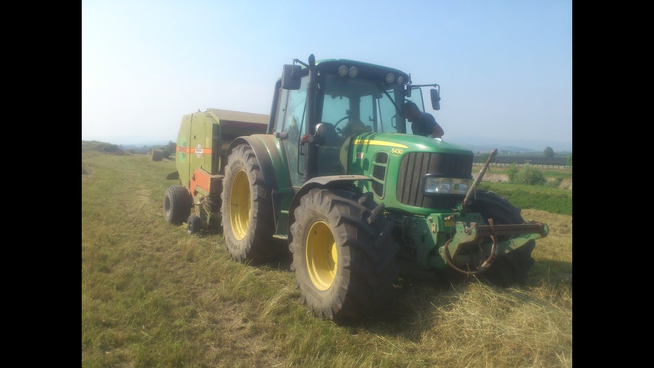 Pressatura Fieno 2015 - Az. Agr. Corso - John Deere 6430 + Wolagri