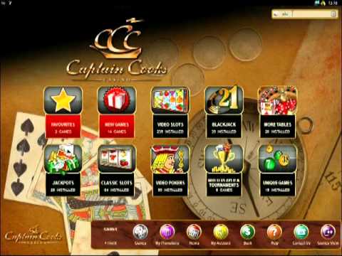 captain cooks casino canada login