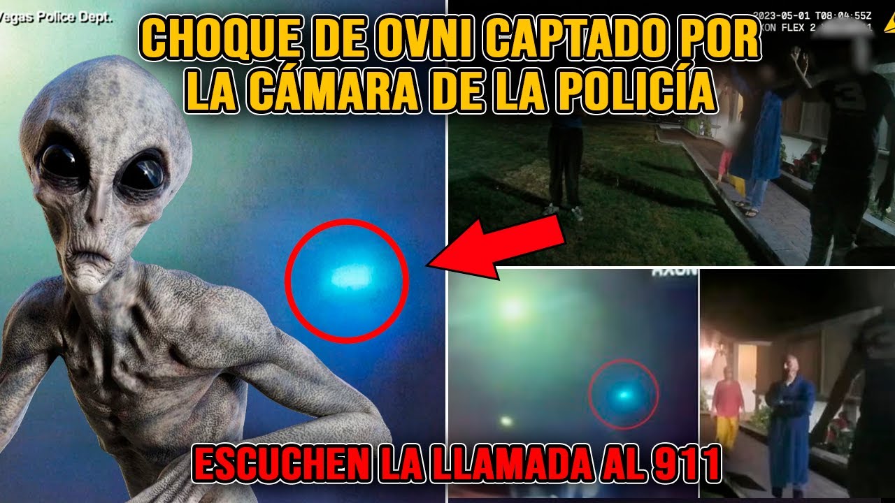 La policía de Las Vegas GRABA CHOQUE de OVNI, y luego familia LLAMA al ...