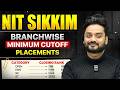 NIT Sikkim Admission 2026 🔥 Cutoff, Placements, Median Salary &amp; Top Recruiters