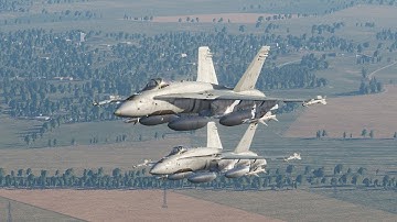 DCS CF-18 Hornet Break