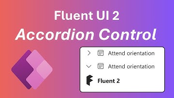 Modern Accordion Control in Power Apps Using Fluent 2 Design | Fluent 2 Component Tutorial