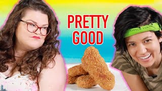 Kristin And Jen Try Every Trader Joe's Vegan Food | Kitchen & Jorn