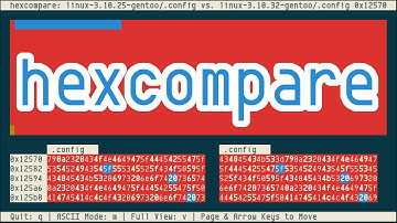 hexcompare, visual binary diff
