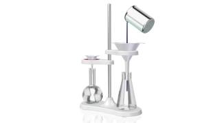 Funnel stand for two funnels