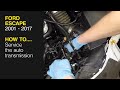 How to Service the auto transmission on the Ford Escape 2001 - 2017