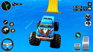 Big Monster Truck Driving In Impossible Mega Ramp Tracks! | Monster Truck Racing Android Gameplay screenshot 4