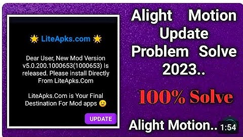 Alight Motion Update Problem Solve 🤪 // How To Solve Lite Apks Problem 2025 // shailu editing..