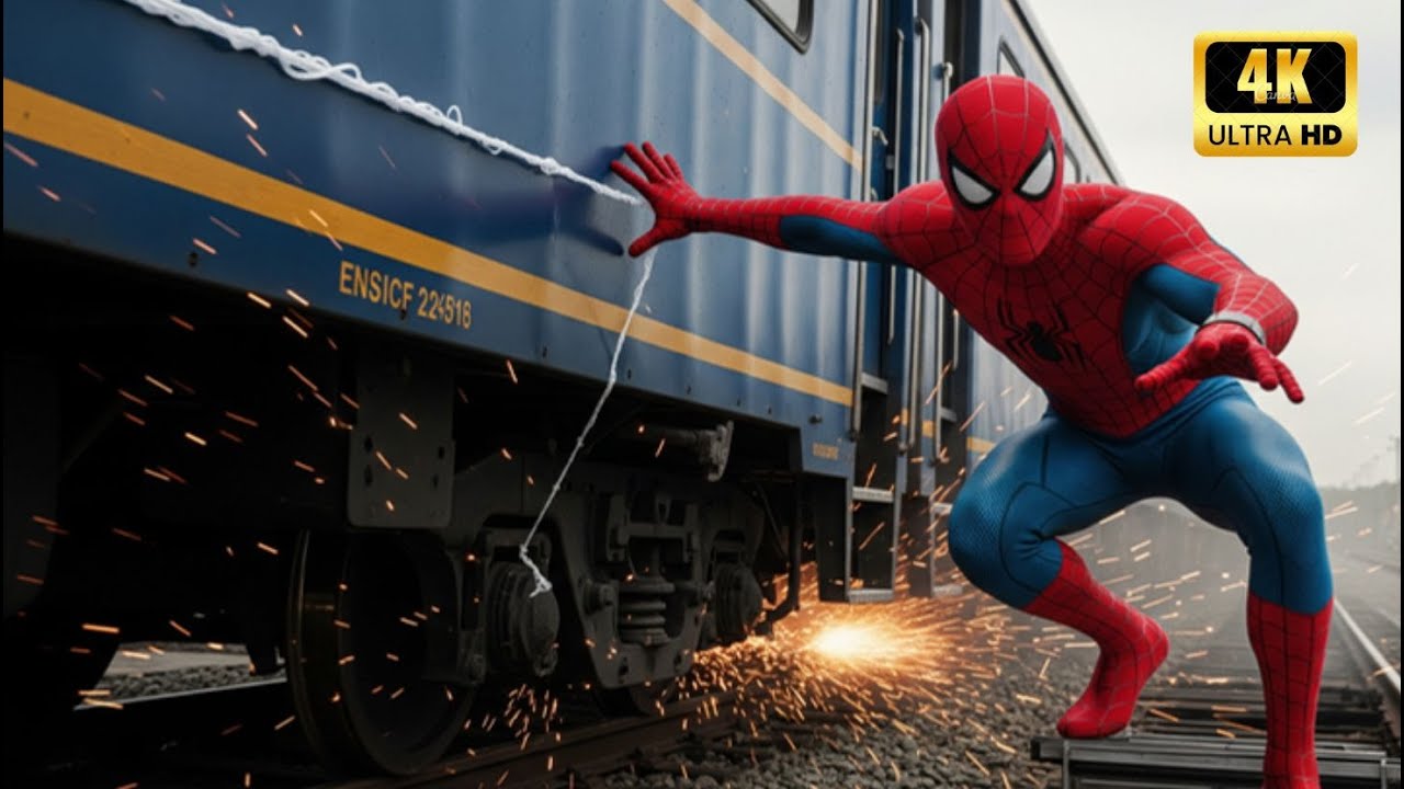 Spider-Man Vs Joker: The Last Stand on the Rails | Epic Battle Scene ...