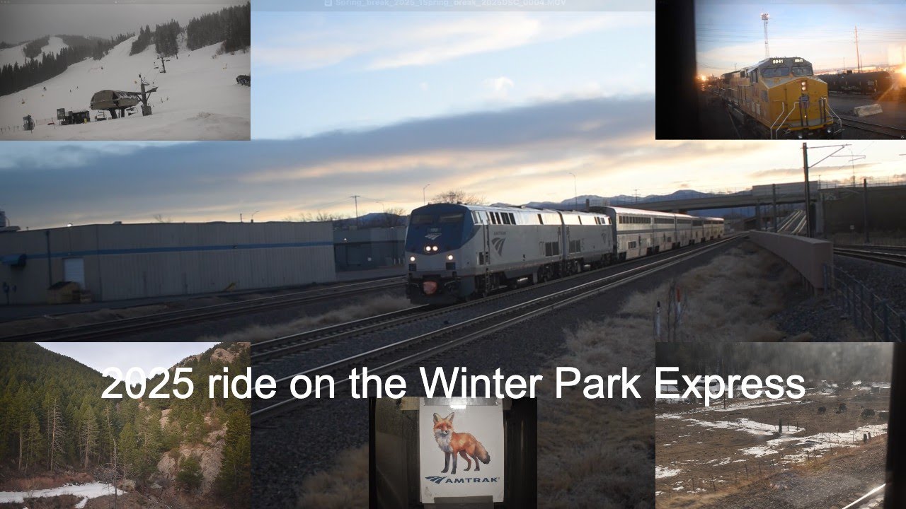 Ride on Amtrak's Winter Park Express from Denver to Winter Park and back (2025)