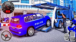 US Police Car Quad Bike Police - Land Cruiser Police Transport - Best Android Gameplay screenshot 5