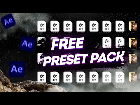 FREE PRESET PACK | for After Effects | shakes, effects