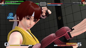 KOF XIV Yuri reset scenario (with a friend helping for demo)