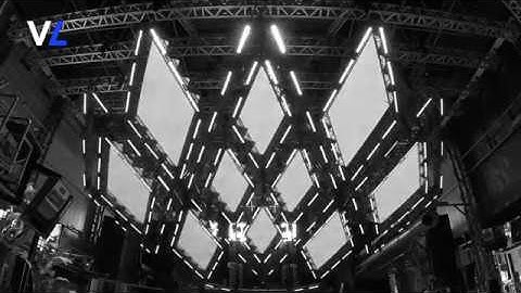 Resistance Ibiza 2018 | flying screens time-lapse | Visionlite Stage Automation | Kinesys Apex |