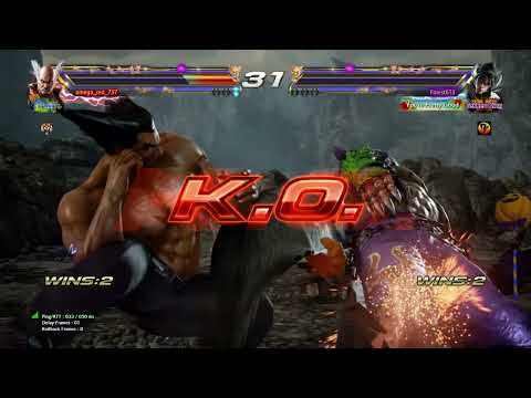 Devil Jin VS Heihachi Casual Match Laggy PS4 v5 Tekken 7 20231008102158