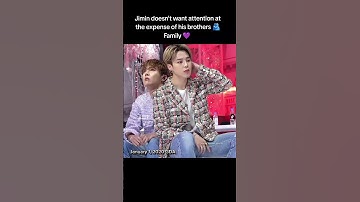 Jimin humility and respect for his brothers 🫂💜 #bts