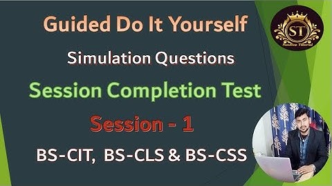 KYP  Lab Session 1 & 2..!! Knowledge Check..! Session Completion Test..!