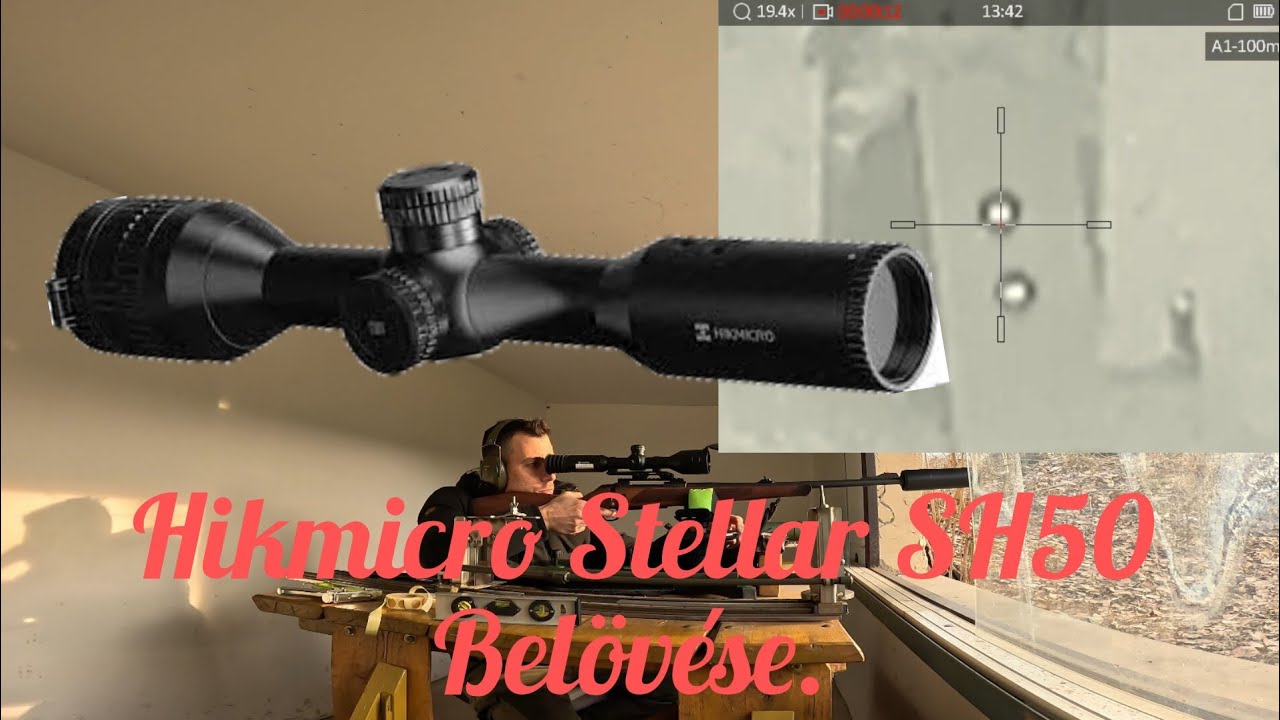 Hikmicro Stellar SH50 belövése és használata info.