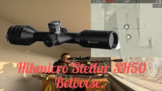 Hikmicro Stellar SH50 belövése és használata info.