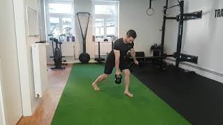Split Stance Bent Over Row