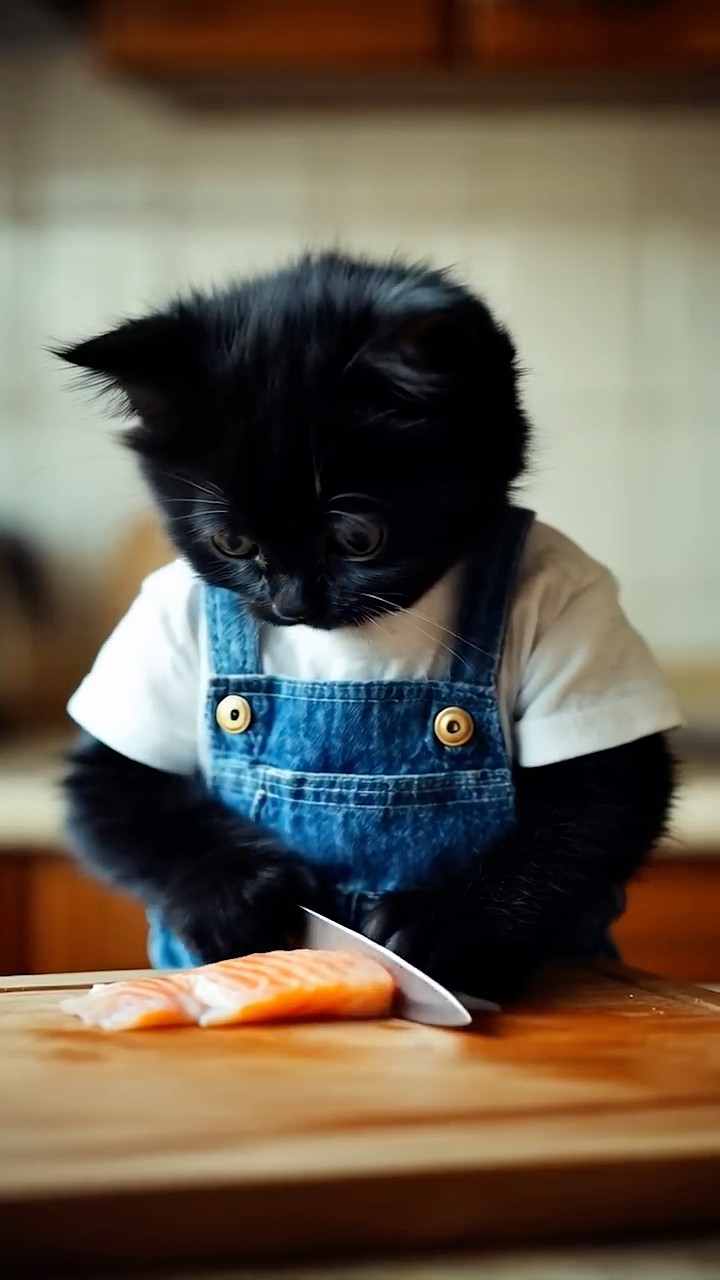Бенчик готовит пирог! ? #симбочка #симба #ии