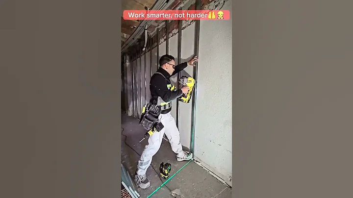 Work smarter, not harder 🦺👷‍♂️ #construction #worker #funny #adamrose #shorts