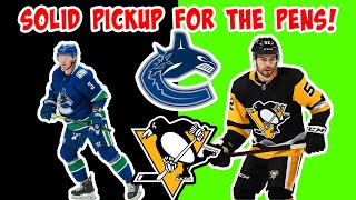 Instant Analysis: The Pittsburgh Penguins Acquire Jack Rathbone From the Vancouver Canucks!