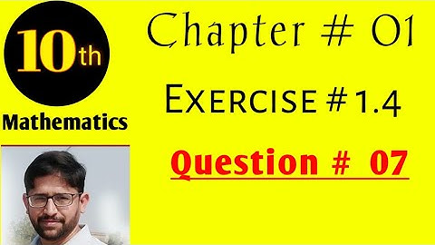 Class 10 maths chapter 1 Quadratic Equation| Exercise # 1.4  | Q.#. 07 | AHMED JAMIL