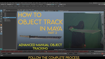 Manual Object Tracking In Maya Tutorial - Part 2