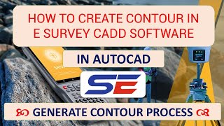 How to create contour in E survey Cad software | Make Grid Elevation screenshot 5