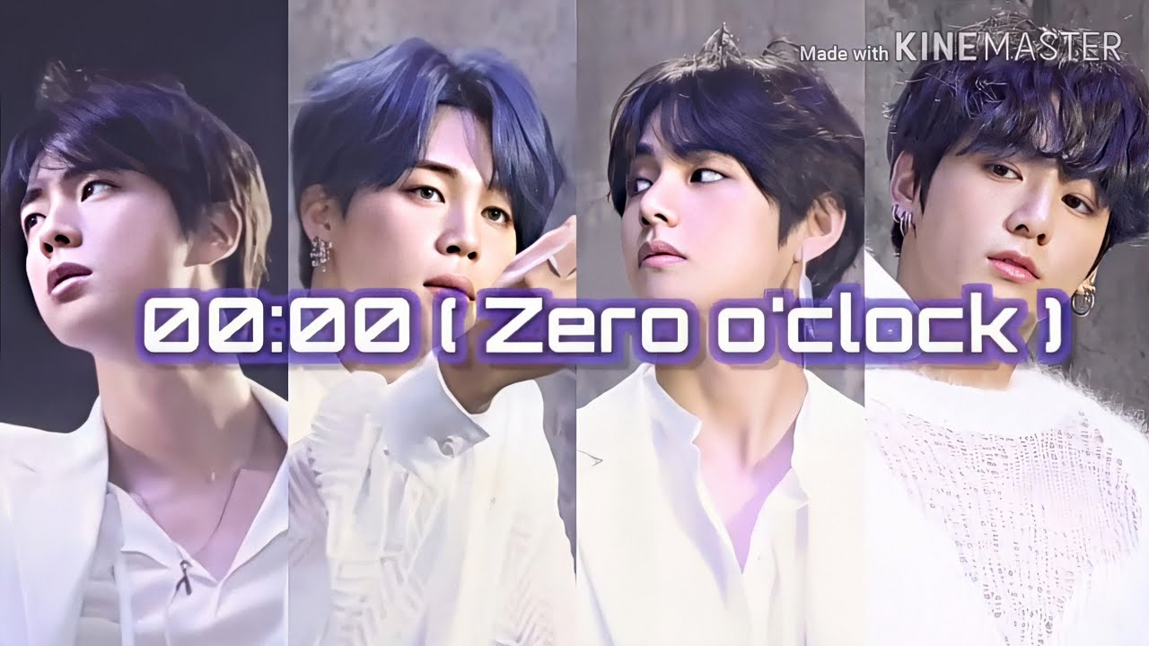 BTS - 00:00 (Zero o'clock) Lyrics - YouTube