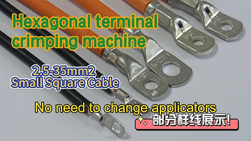 BZW-5C 2.5-35mm2 Hexagonal no change  applicator terminal crimping machine