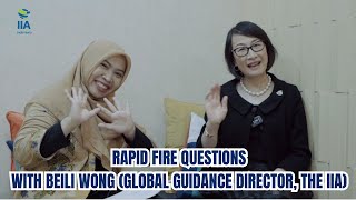 Details Rapid Fire Questions with Beili Wong (The IIA Global Board) Guide
