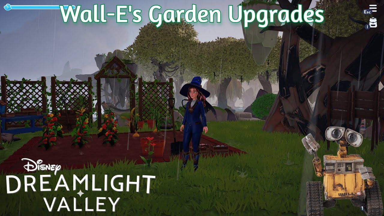 Disney Dreamlight Valley Wall E Garten Wall-E is helping us Garden? - Disney Dreamlight Valley - YouTube