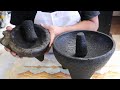 Cómo curar un molcajete nuevo antes de su primer uso