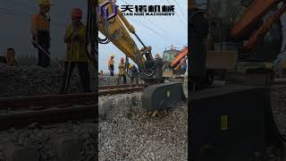 #RailwayMaintenance #Undercutter #BallastCleaning #ExcavatorAttachments #FR160F