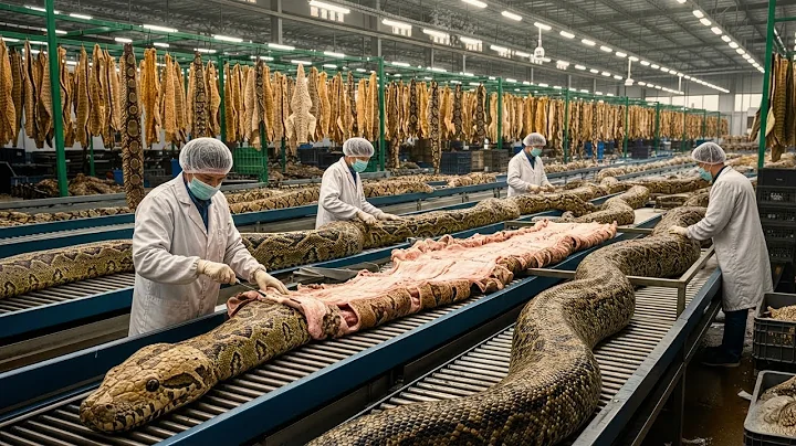 Inside a Snake Leather Factory: How Snakeskin Becomes Luxury Jackets & Bags (Full Process)