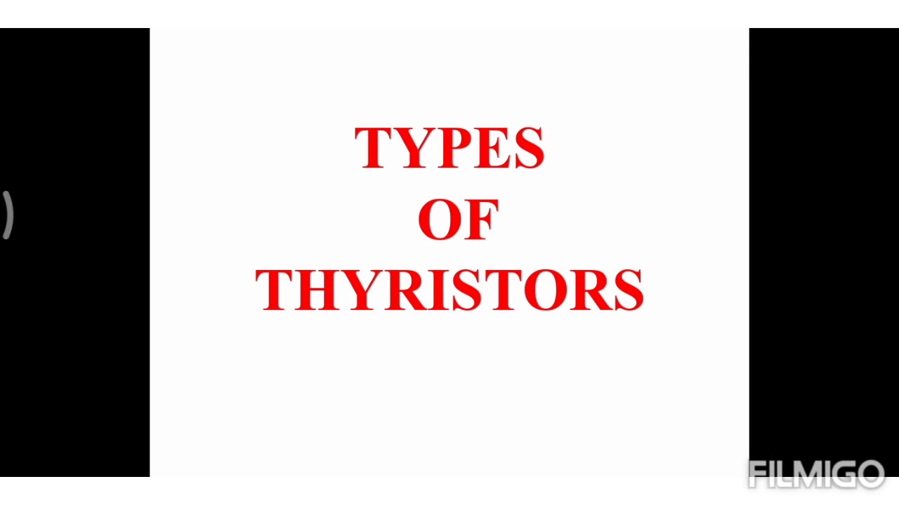 Types of thyristors