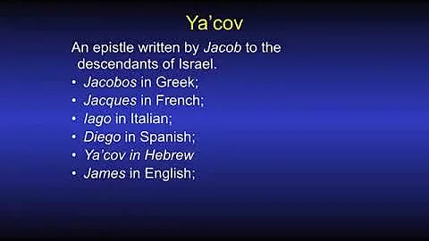 Chuck Missler: James - Session 8