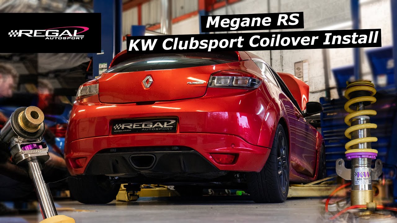 KW Clubsport Install on a Megane RS - YouTube