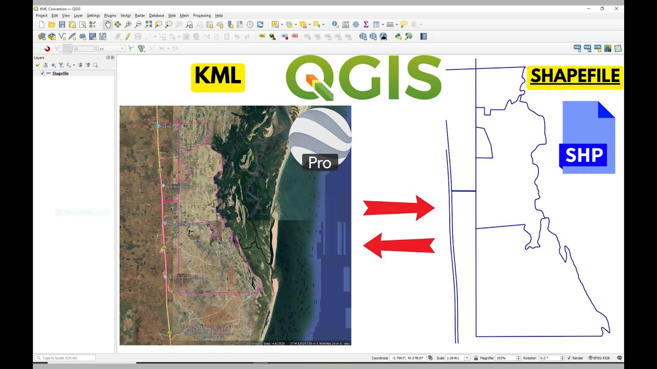 QGIS Tutorial: Convert KML to Shapefile & Shapefile to KML (Step-by-Step)