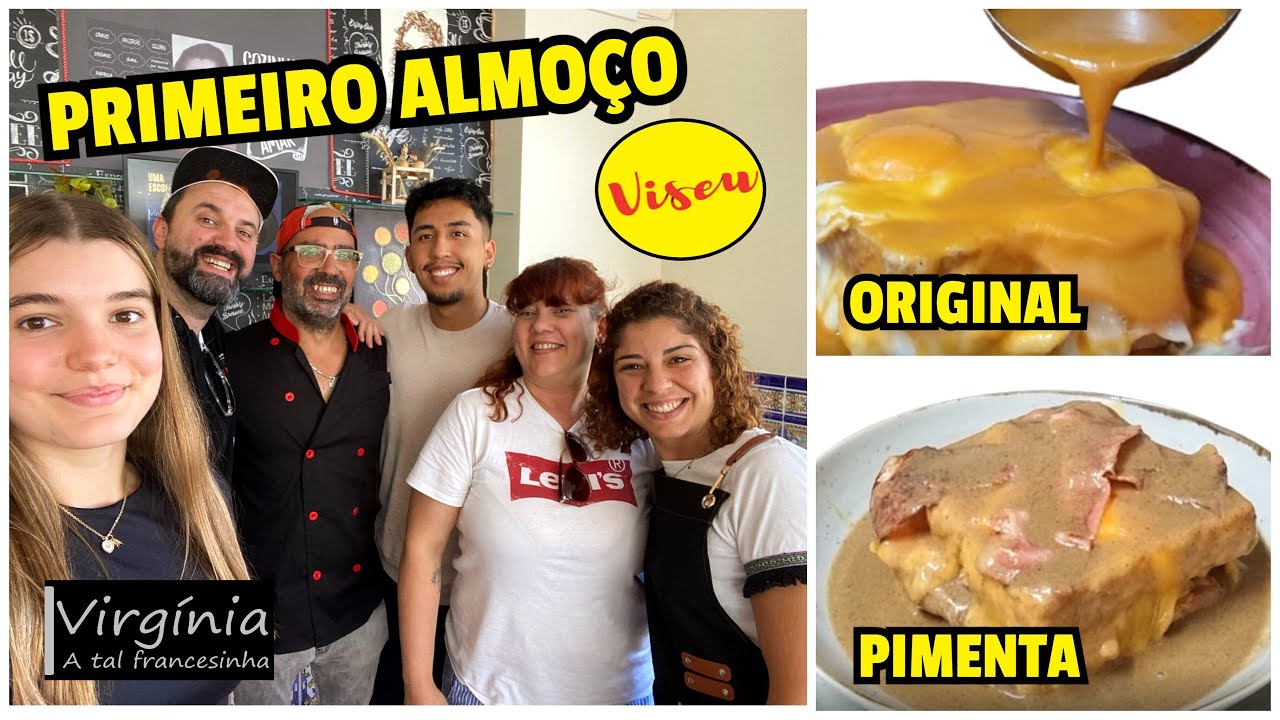 A MELHOR FRANCESINHA - Primeiro almoço em PORTUGAL