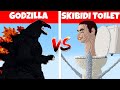 MINECRAFT GODZILLA VS SKIBIDI TOILET MONSTER BOSS BATTLE EVOLUTION FROM NOOB TO PRO! GODZILLA